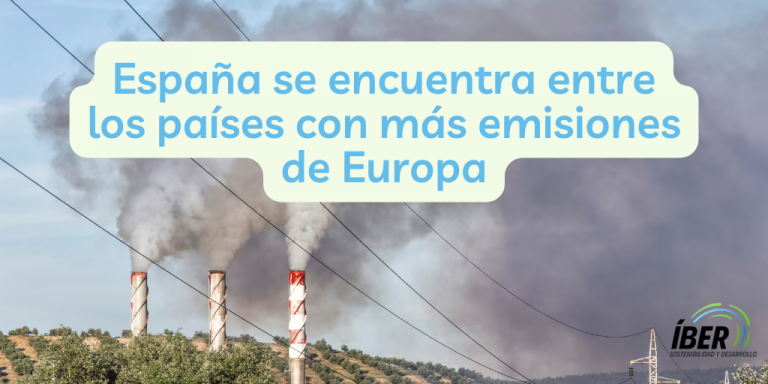 España se encuentra entre los países con más emisiones de Europa