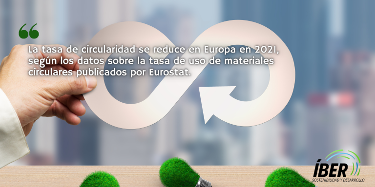 La tasa de circularidad se reduce en Europa